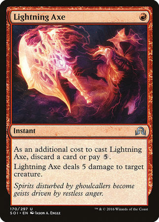 Lightning Axe [Shadows over Innistrad] | Enigma On Main