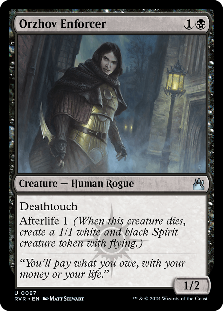 Orzhov Enforcer [Ravnica Remastered] | Enigma On Main