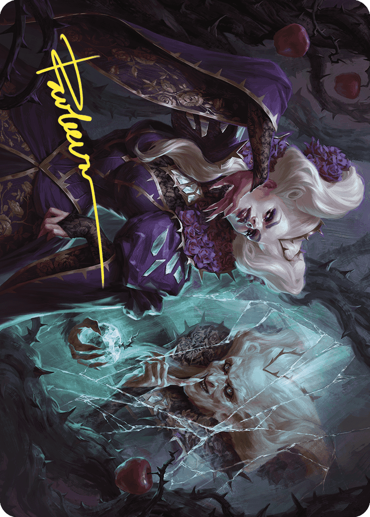 Conceited Witch Art Card (Gold-Stamped Signature) [Wilds of Eldraine Art Series] | Enigma On Main
