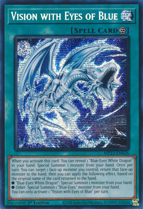 Vision with Eyes of Blue [MP23-EN026] Prismatic Secret Rare | Enigma On Main