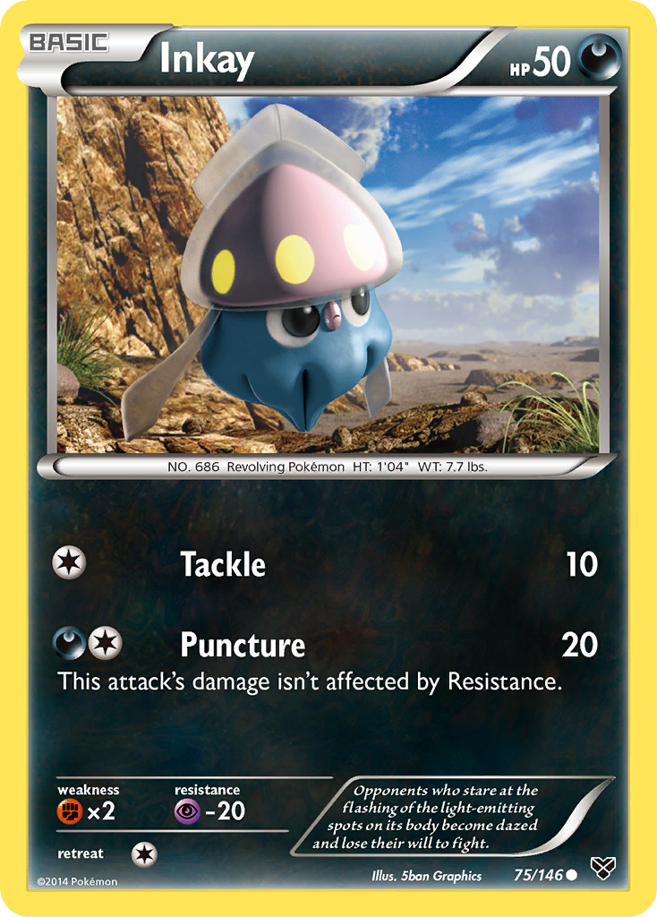 Inkay (75/146) [XY: Base Set] | Enigma On Main