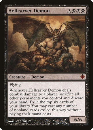 Hellcarver Demon [Rise of the Eldrazi] | Enigma On Main