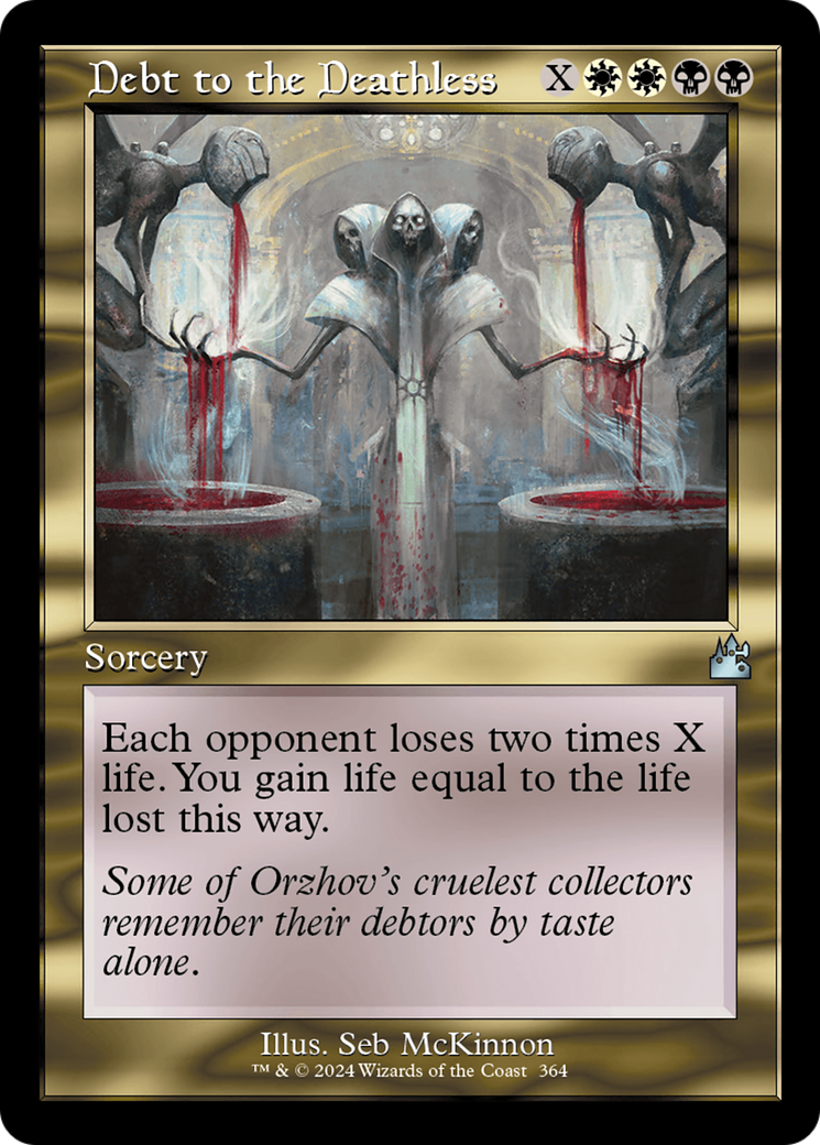 Debt to the Deathless (Retro Frame) [Ravnica Remastered] | Enigma On Main