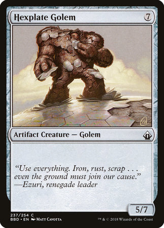 Hexplate Golem [Battlebond] | Enigma On Main