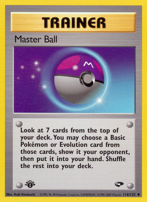 Master Ball (116/132) [Gym Challenge 1st Edition] | Enigma On Main