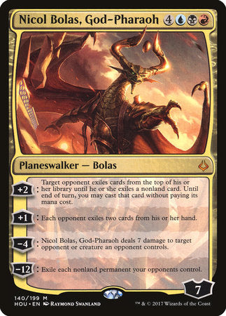 Nicol Bolas, God-Pharaoh [Hour of Devastation] | Enigma On Main