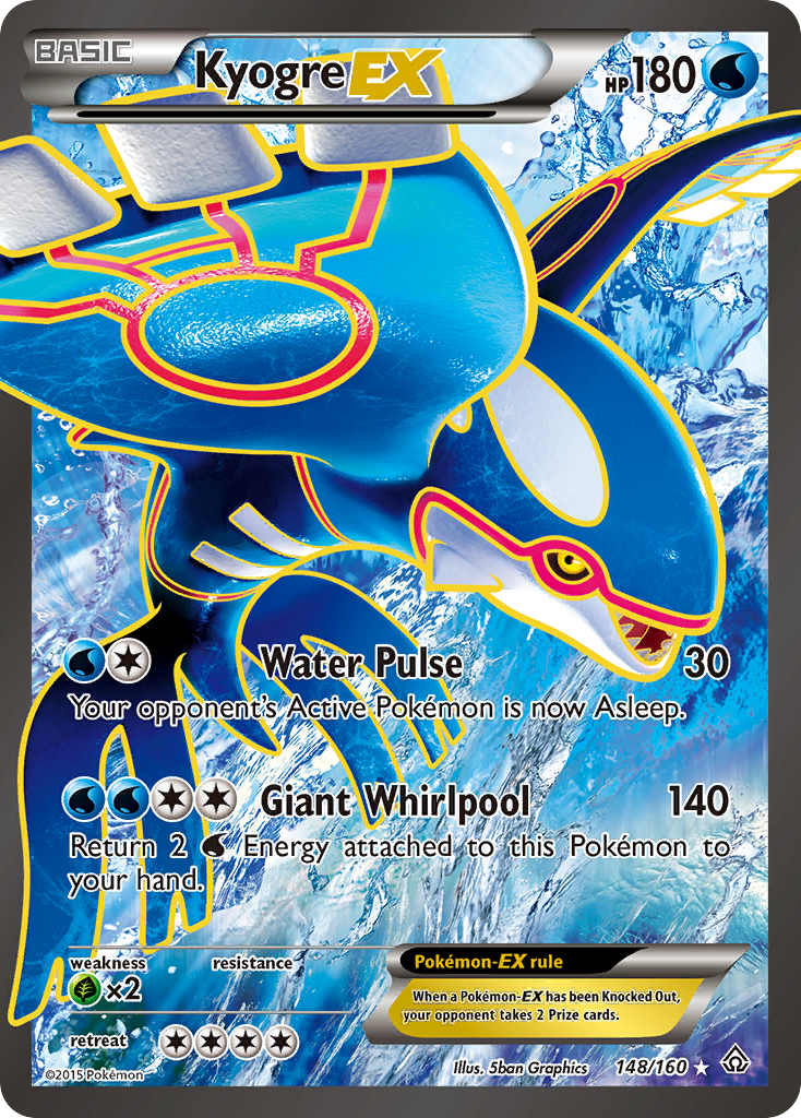 Kyogre EX (148/160) [XY: Primal Clash] | Enigma On Main