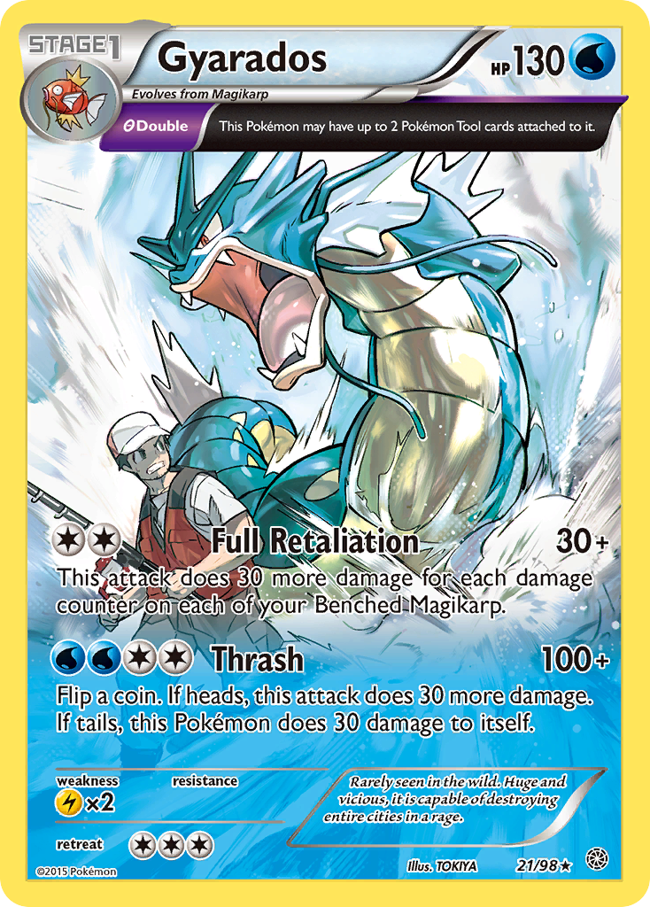 Gyarados (21/98) [XY: Ancient Origins] | Enigma On Main