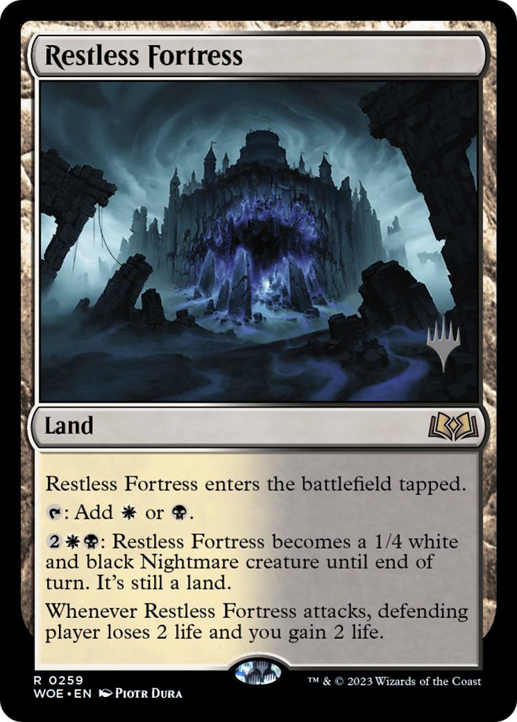 Restless Fortress (Promo Pack) [Wilds of Eldraine Promos] | Enigma On Main