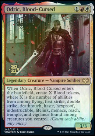 Odric, Blood-Cursed [Innistrad: Crimson Vow Prerelease Promos] | Enigma On Main