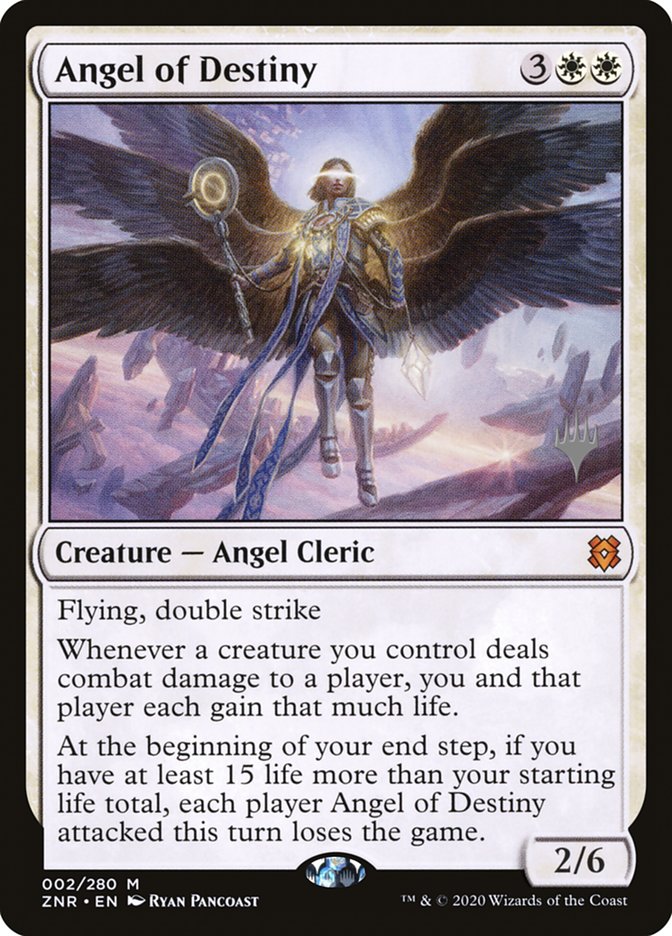 Angel of Destiny (Promo Pack) [Zendikar Rising Promos] | Enigma On Main