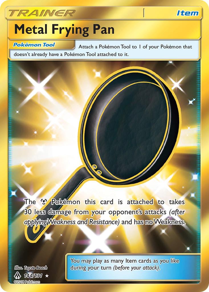 Metal Frying Pan (144/131) [Sun & Moon: Forbidden Light] | Enigma On Main