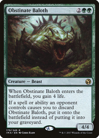 Obstinate Baloth [Iconic Masters] | Enigma On Main