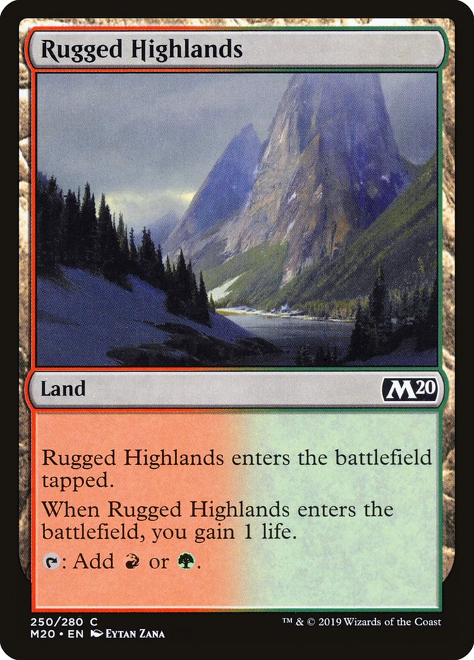 Rugged Highlands [Core Set 2020] | Enigma On Main