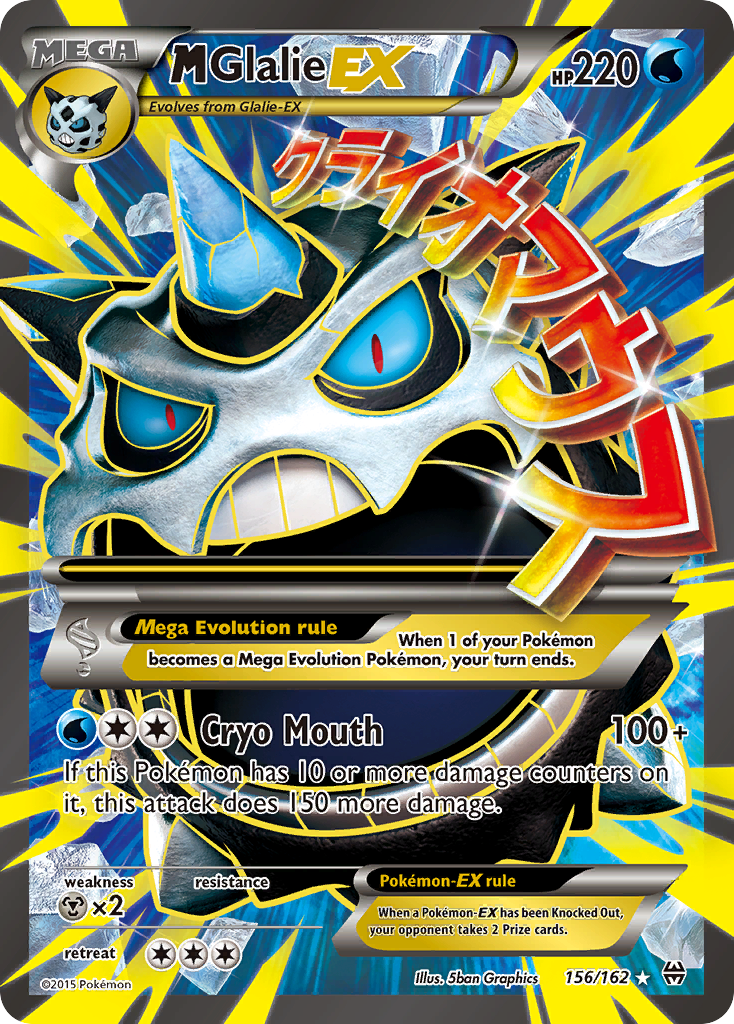 M Glalie EX (156/162) [XY: BREAKthrough] | Enigma On Main