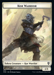 Kor Warrior // Shapeshifter (023) Double-sided Token [Commander Legends: Battle for Baldur's Gate Tokens] | Enigma On Main