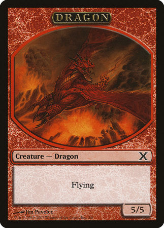 Dragon Token [Tenth Edition Tokens] | Enigma On Main