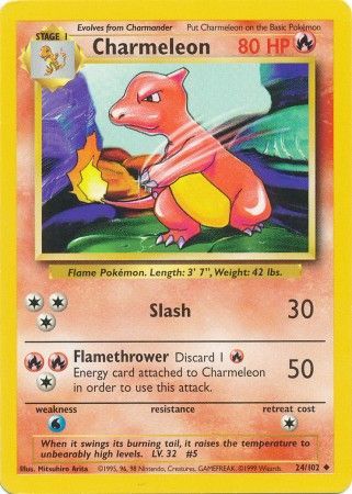 Charmeleon (24/102) [Base Set Unlimited] | Enigma On Main