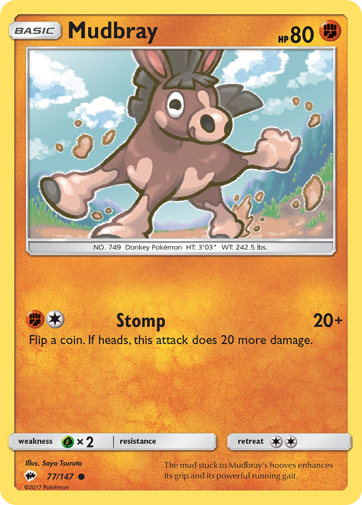 Mudbray (77/147) [Sun & Moon: Burning Shadows] | Enigma On Main