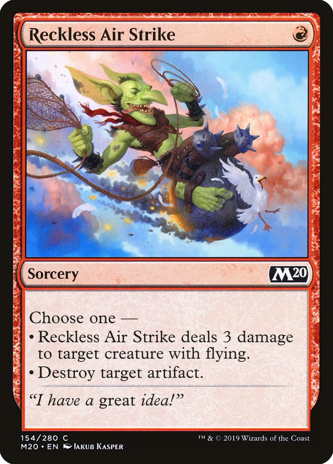 Reckless Air Strike [Core Set 2020] | Enigma On Main