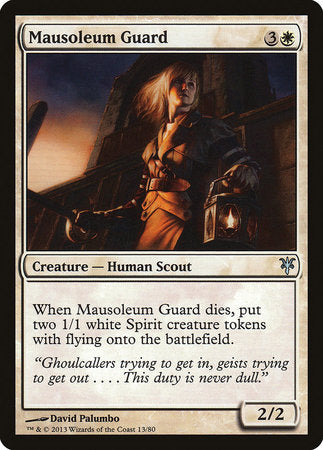 Mausoleum Guard [Duel Decks: Sorin vs. Tibalt] | Enigma On Main