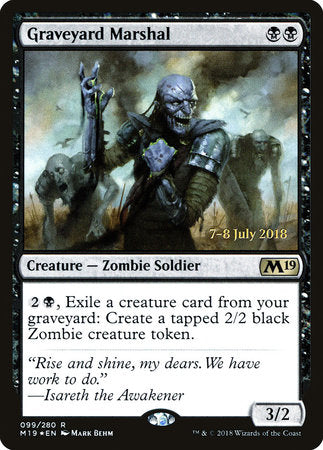 Graveyard Marshal [Core Set 2019 Promos] | Enigma On Main