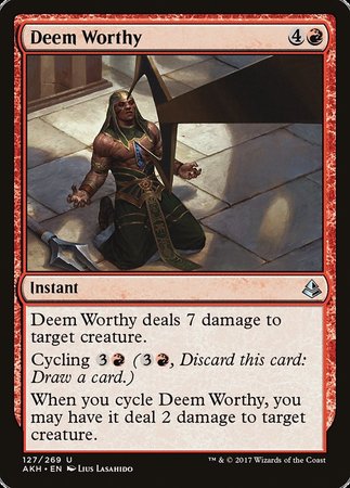 Deem Worthy [Amonkhet] | Enigma On Main