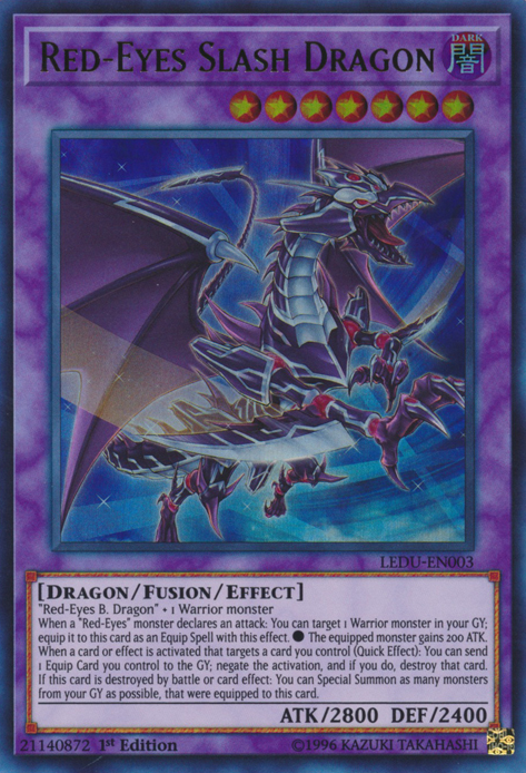 Red-Eyes Slash Dragon [LEDU-EN003] Ultra Rare | Enigma On Main