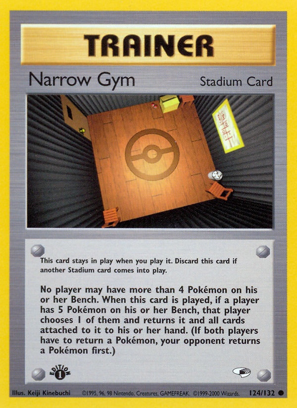 Narrow Gym (124/132) [Gym Heroes 1st Edition] | Enigma On Main