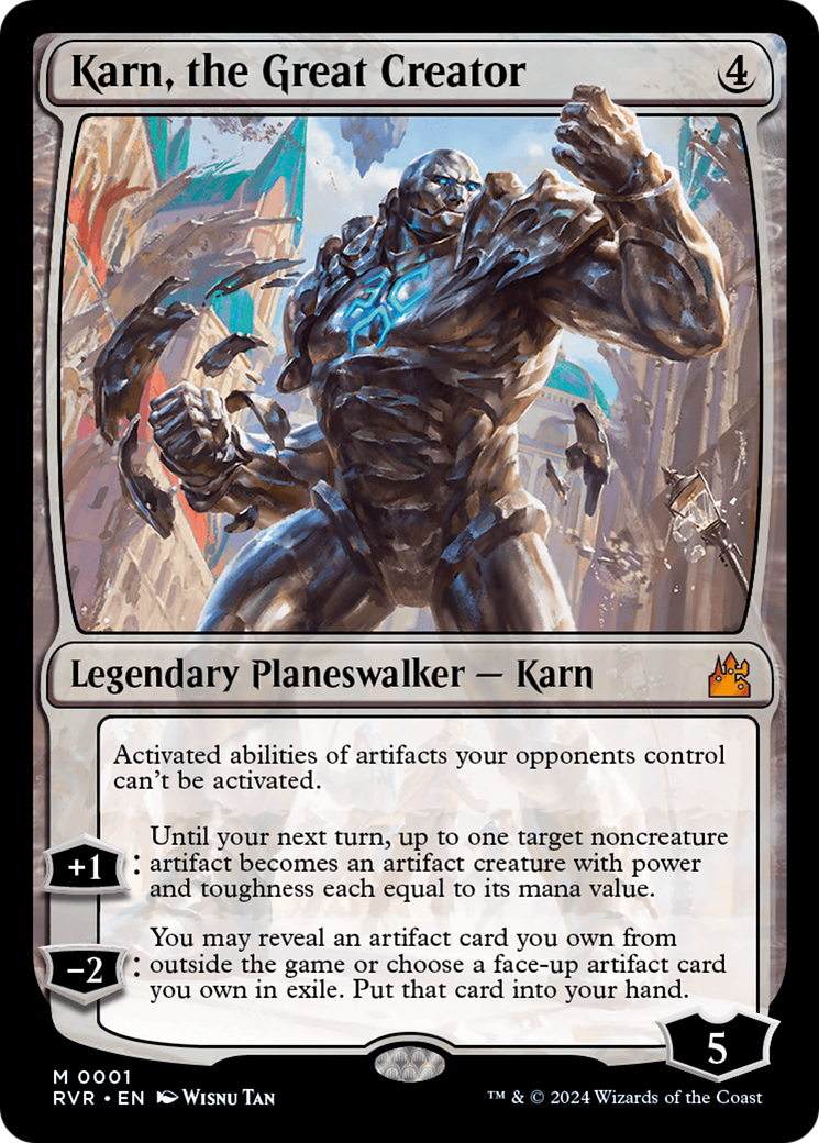 Karn, the Great Creator [Ravnica Remastered] | Enigma On Main