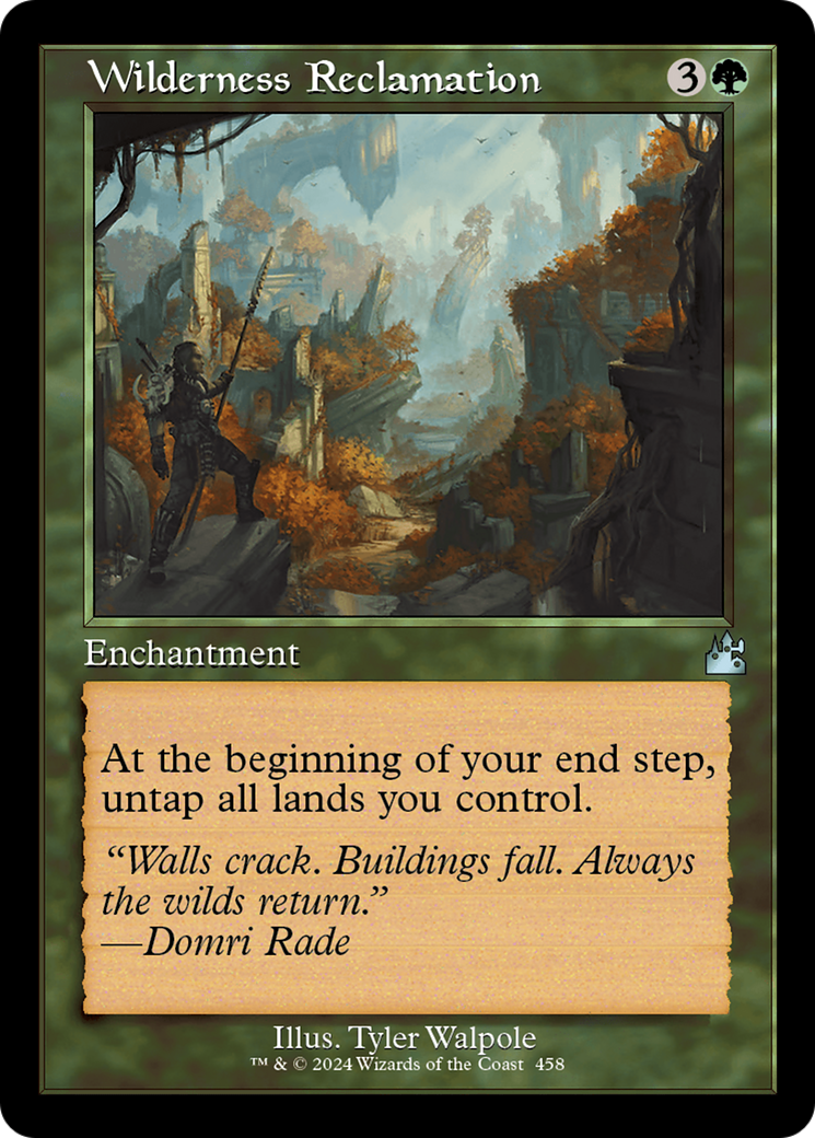 Wilderness Reclamation [Ravnica Remastered] | Enigma On Main