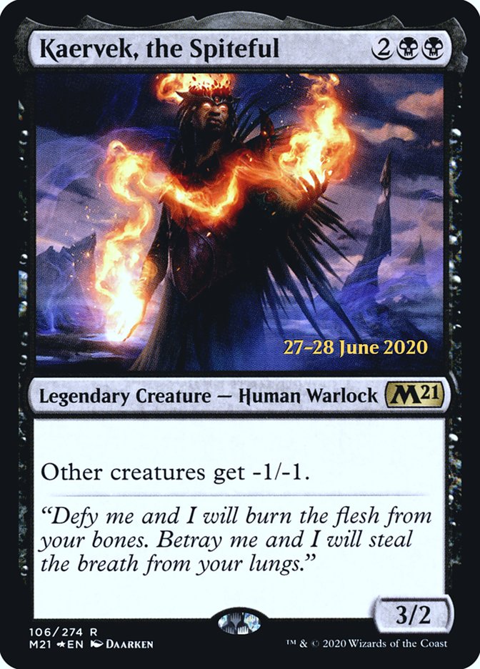 Kaervek, the Spiteful  [Core Set 2021 Prerelease Promos] | Enigma On Main