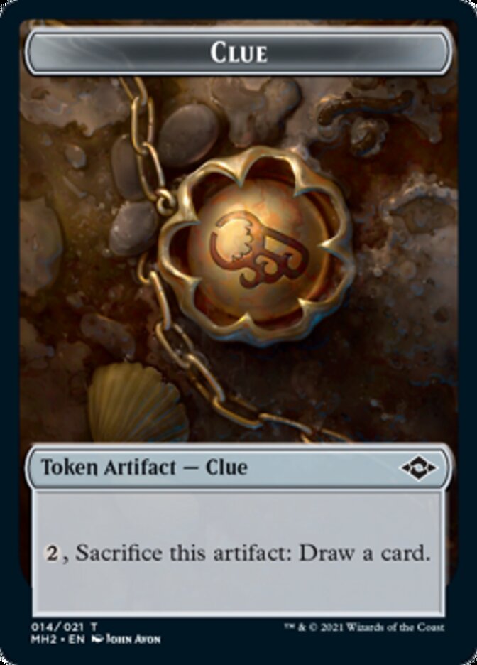 Clue Token (#14) // Crab Token [Modern Horizons 2 Tokens] | Enigma On Main