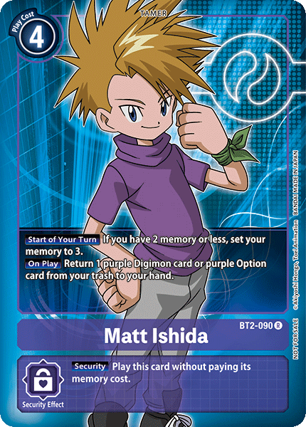 Matt Ishida [BT2-090] (Buy-A-Box Promo) [Release Special Booster Ver.1.0 Promos] | Enigma On Main