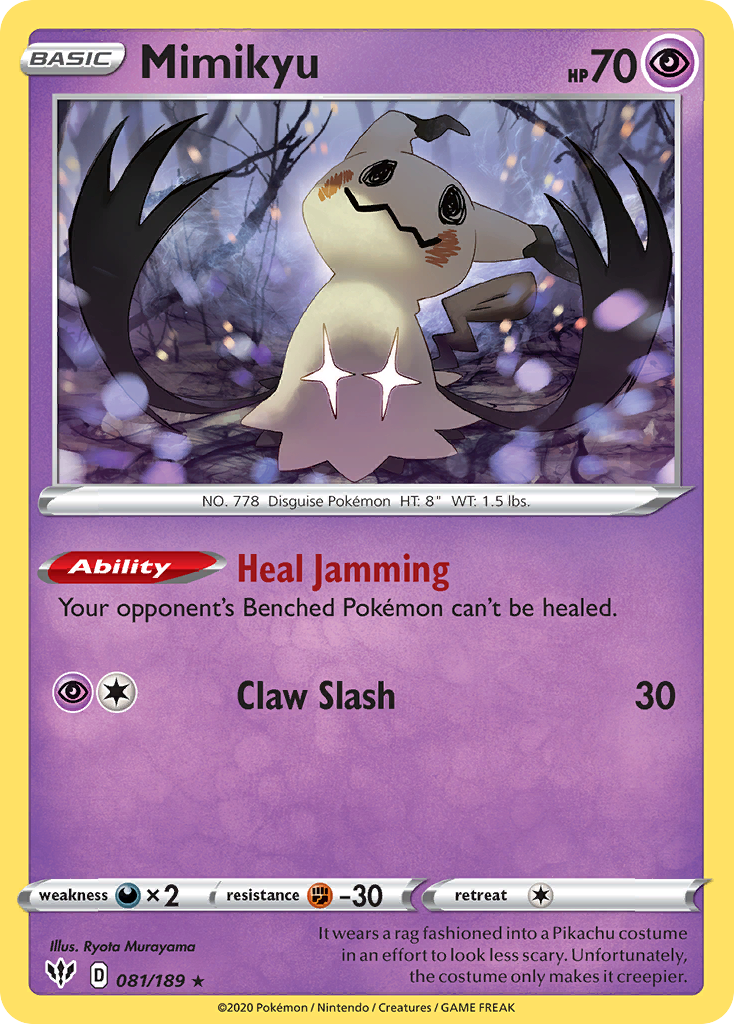 Mimikyu (081/189) [Sword & Shield: Darkness Ablaze] | Enigma On Main