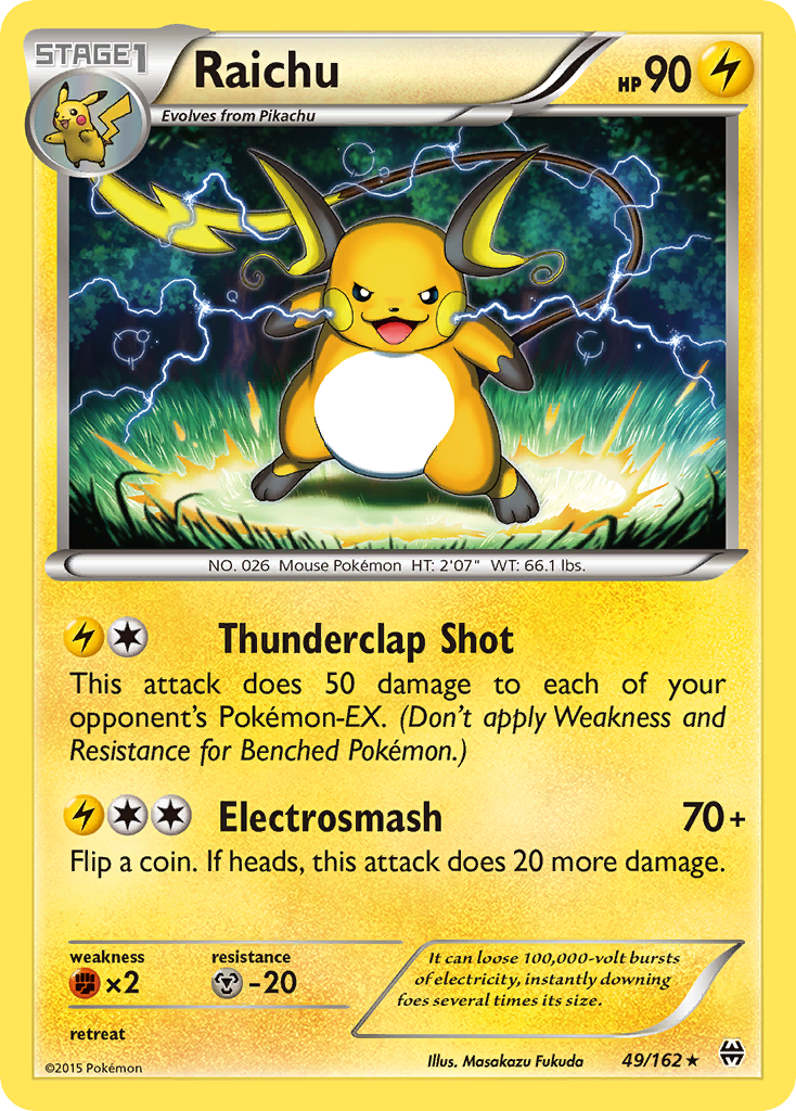 Raichu (49/162) [XY: BREAKthrough] | Enigma On Main