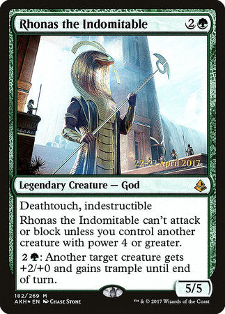 Rhonas the Indomitable [Amonkhet Promos] | Enigma On Main