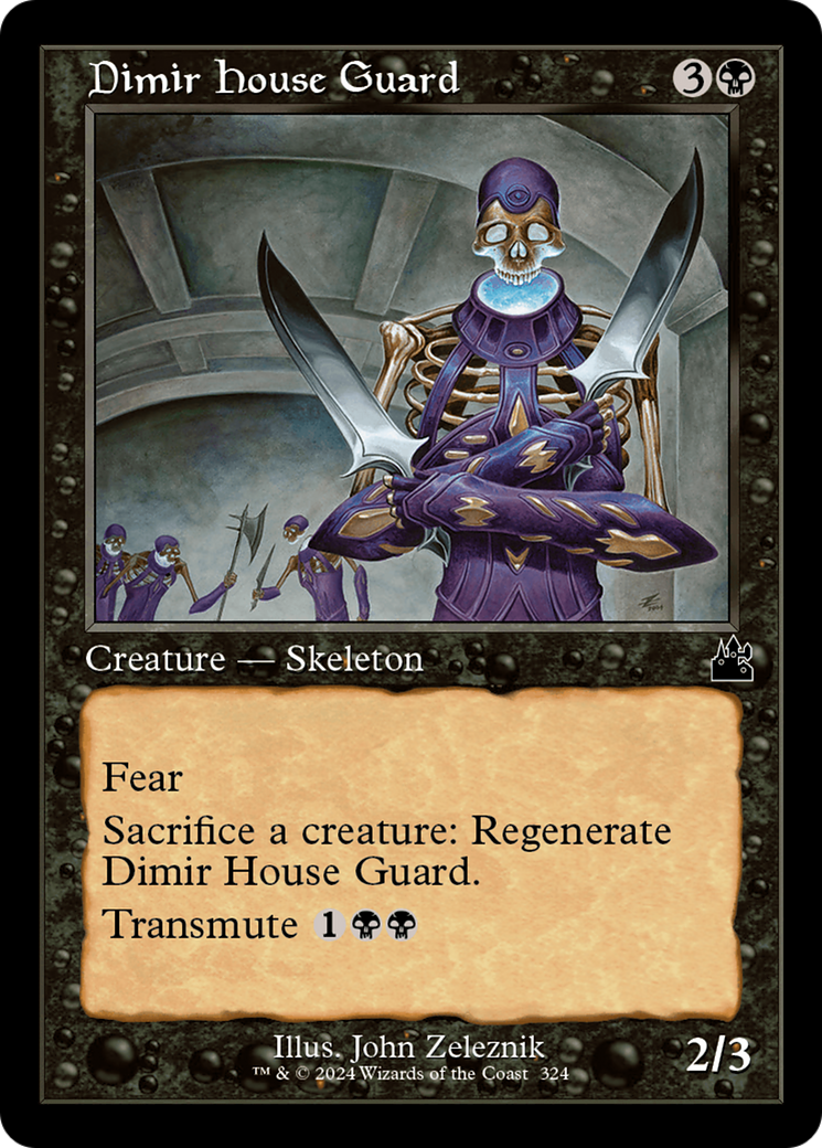 Dimir House Guard (Retro Frame) [Ravnica Remastered] | Enigma On Main