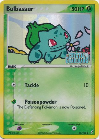 Bulbasaur (45/100) (Stamped) [EX: Crystal Guardians] | Enigma On Main