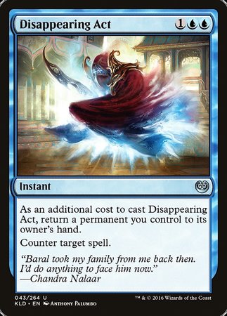 Disappearing Act [Kaladesh] | Enigma On Main