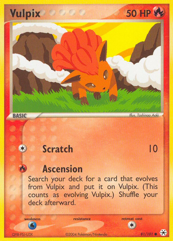 Vulpix (81/101) [EX: Hidden Legends] | Enigma On Main