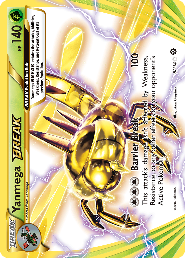 Yanmega BREAK (8/114) [XY: Steam Siege] | Enigma On Main