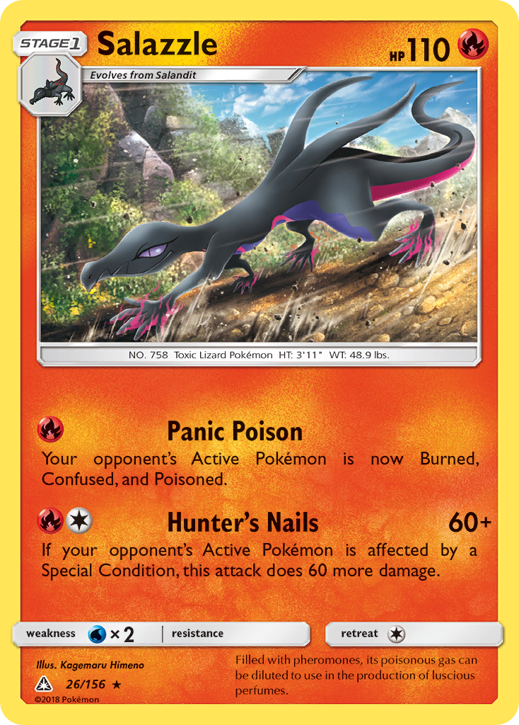 Salazzle (26/156) [Sun & Moon: Ultra Prism] | Enigma On Main