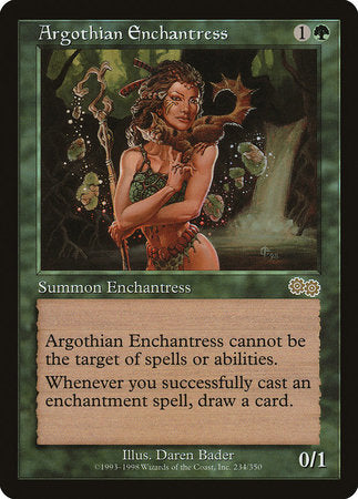 Argothian Enchantress [Urza's Saga] | Enigma On Main