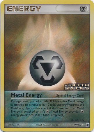 Metal Energy (107/113) (Stamped) [EX: Delta Species] | Enigma On Main