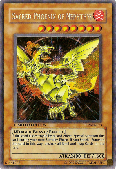 Sacred Phoenix of Nephthys [EEN-ENSE3] Secret Rare | Enigma On Main