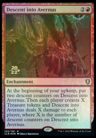 Descent into Avernus [Commander Legends: Battle for Baldur's Gate Prerelease Promos] | Enigma On Main