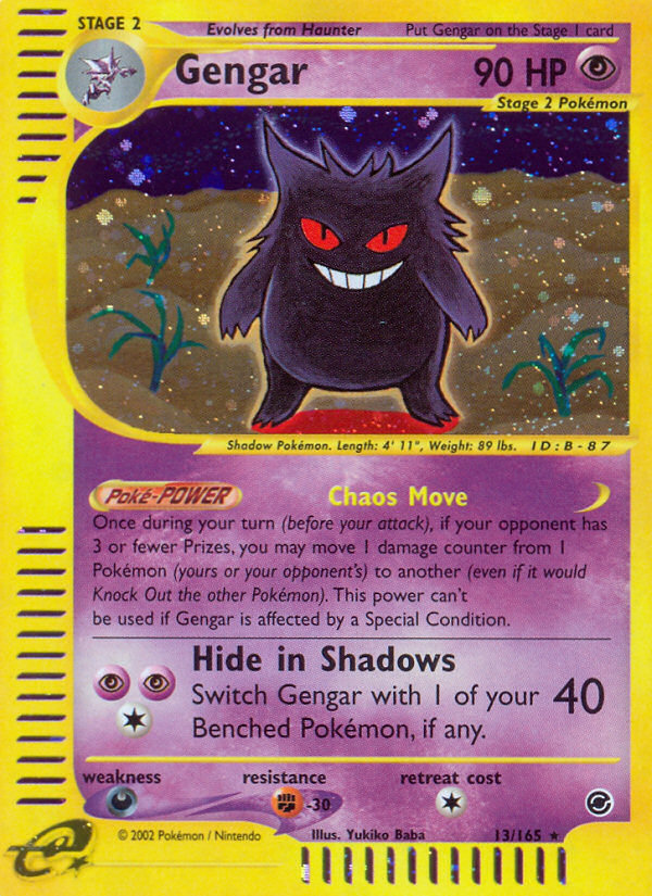 Gengar (13/165) [Expedition: Base Set] | Enigma On Main