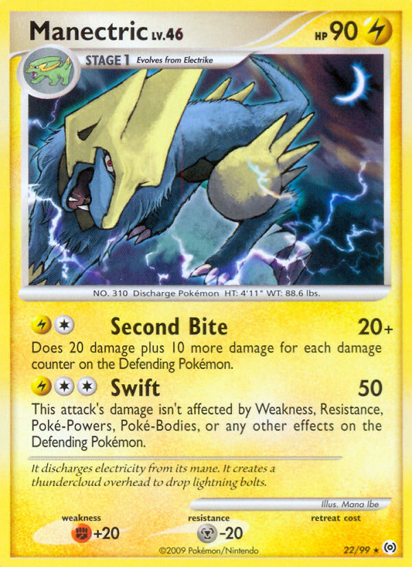 Manectric (22/99) [Platinum: Arceus] | Enigma On Main