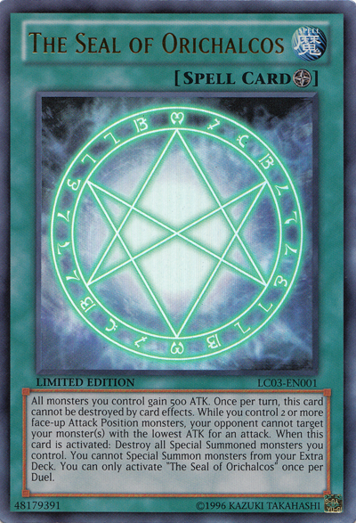 The Seal of Orichalcos [LC03-EN001] Ultra Rare | Enigma On Main